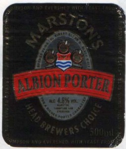 Marston's Albion Porter  